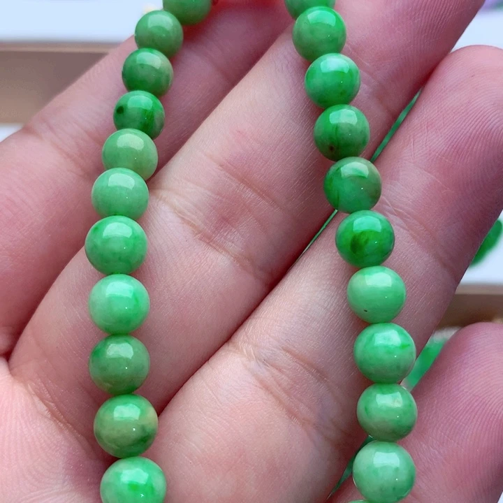 翡翠未镶嵌手链手串