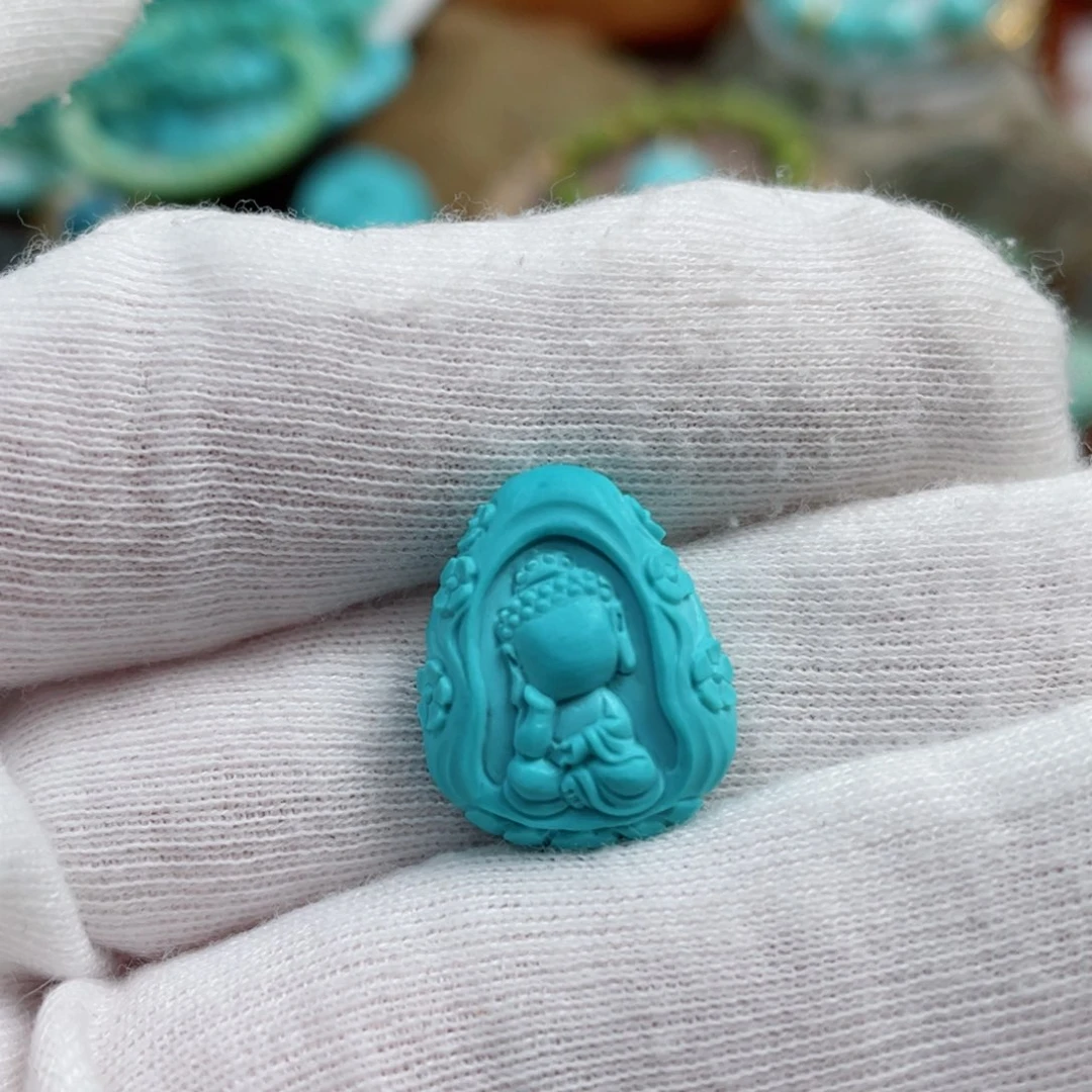 绿松石珠宝奇石未镶嵌