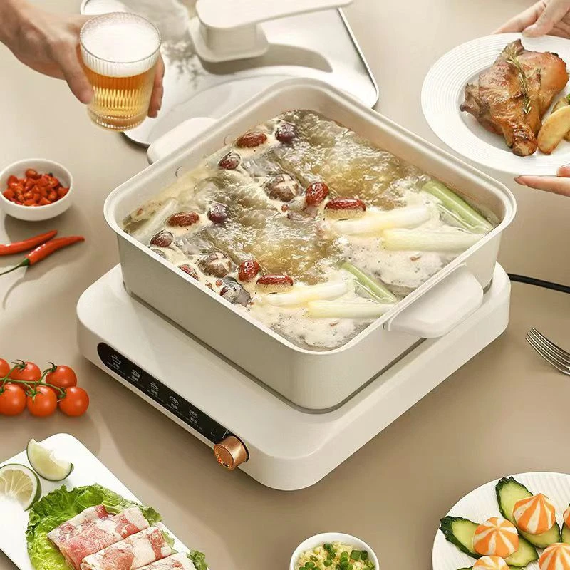 德国EANONS家用分体单锅网红精致家用不粘锅多功能电火锅