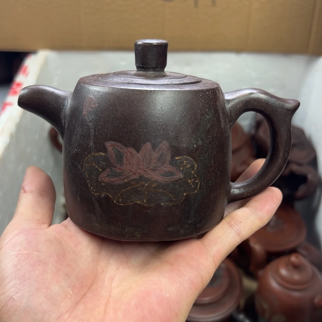 茶壶紫砂宜兴原矿紫砂壶260毫升容量