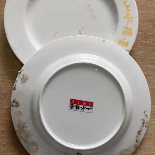 瓷片陶瓷陶瓷10英寸2个