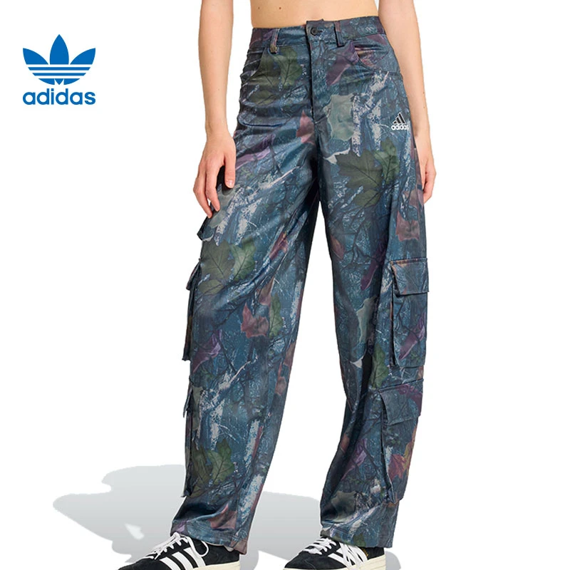 【滔搏联动】阿迪达斯Originals三叶女子SAT CARGO PANTS长裤KE3741