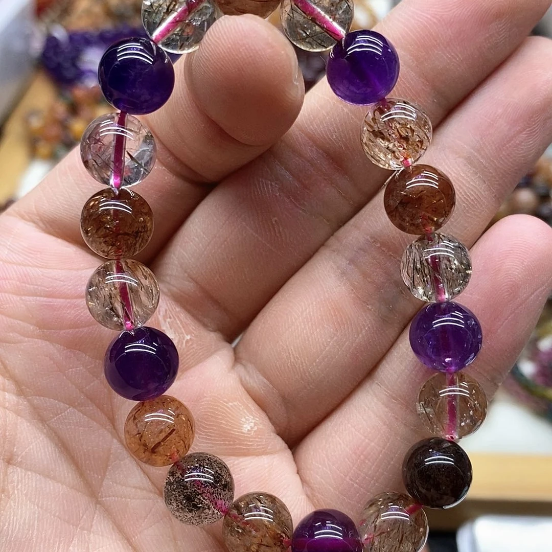 水晶手串未镶嵌天然