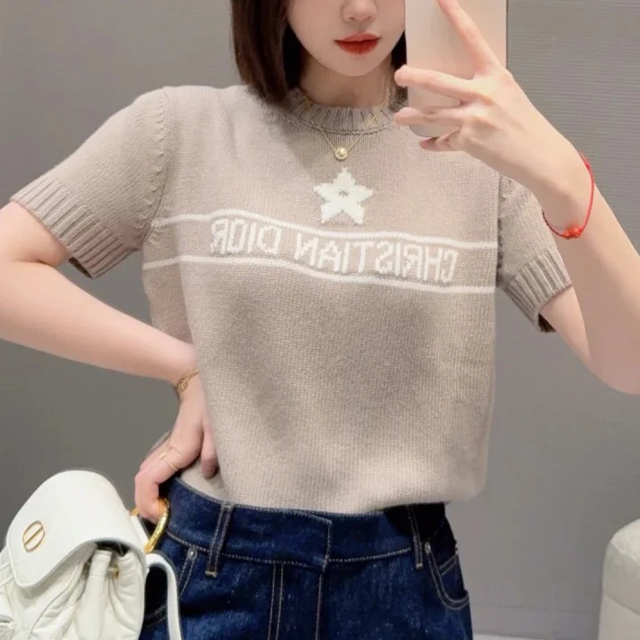 未使用 DIOR/迪奥 25春夏针织衫/40码/Xsp35241