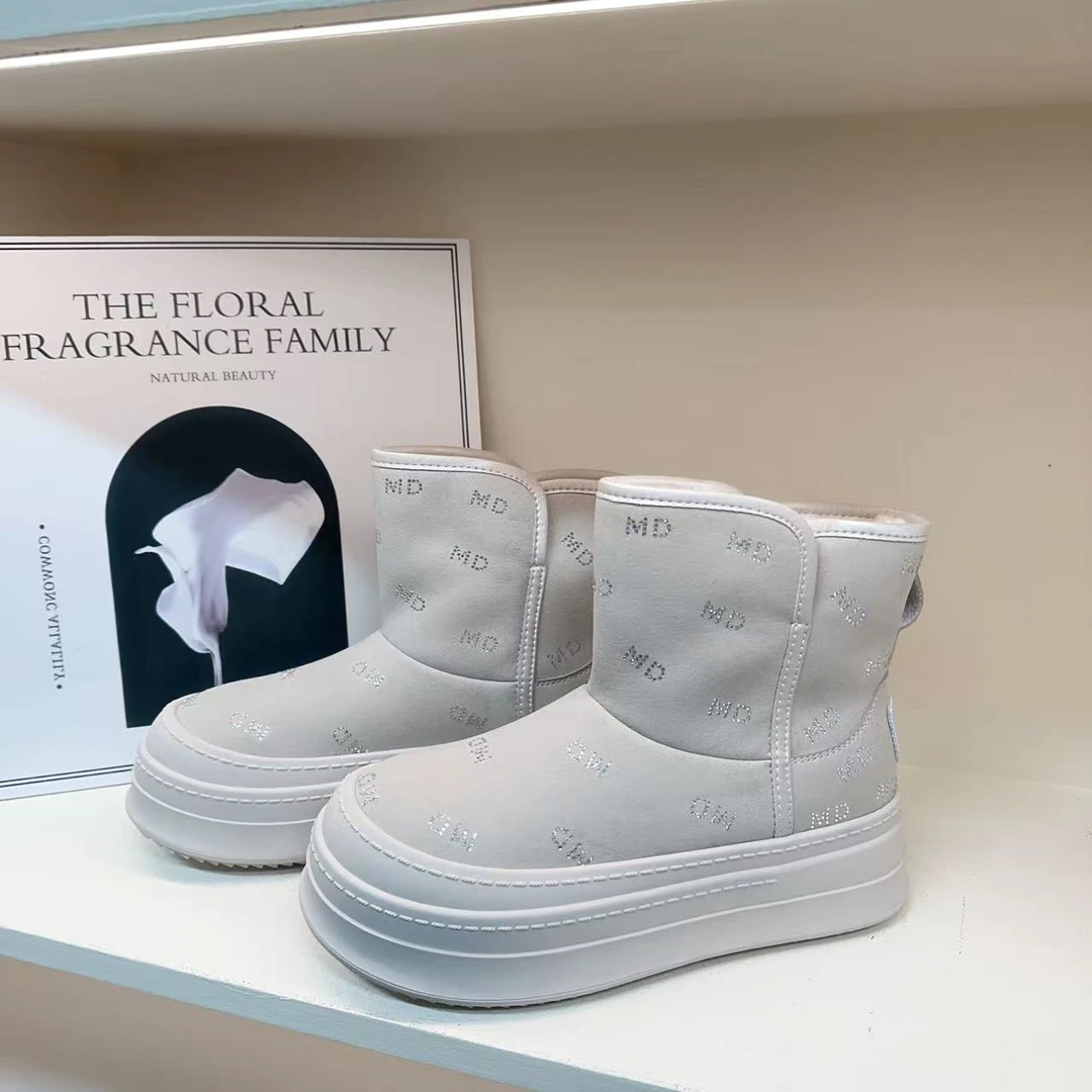 [二哥专属]2024秋冬女靴烟筒靴雪地靴大棉保暖加绒加厚6566