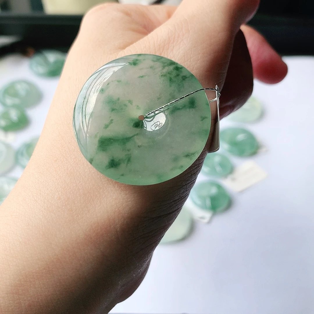 翡翠未镶嵌颈饰翡翠1，32/5.8