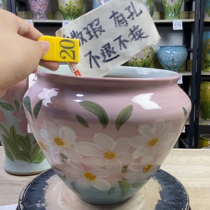 景德镇高温陶瓷花盆