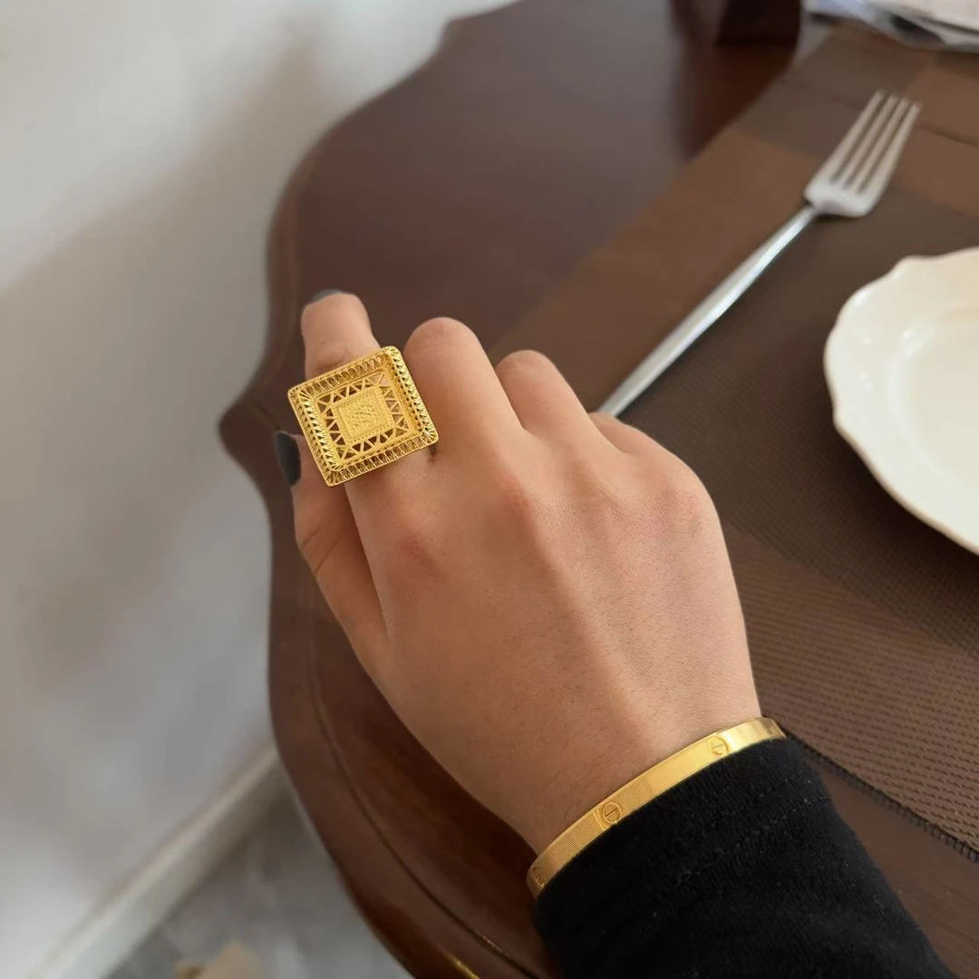 合金亚克力戒指 女款戒指指环