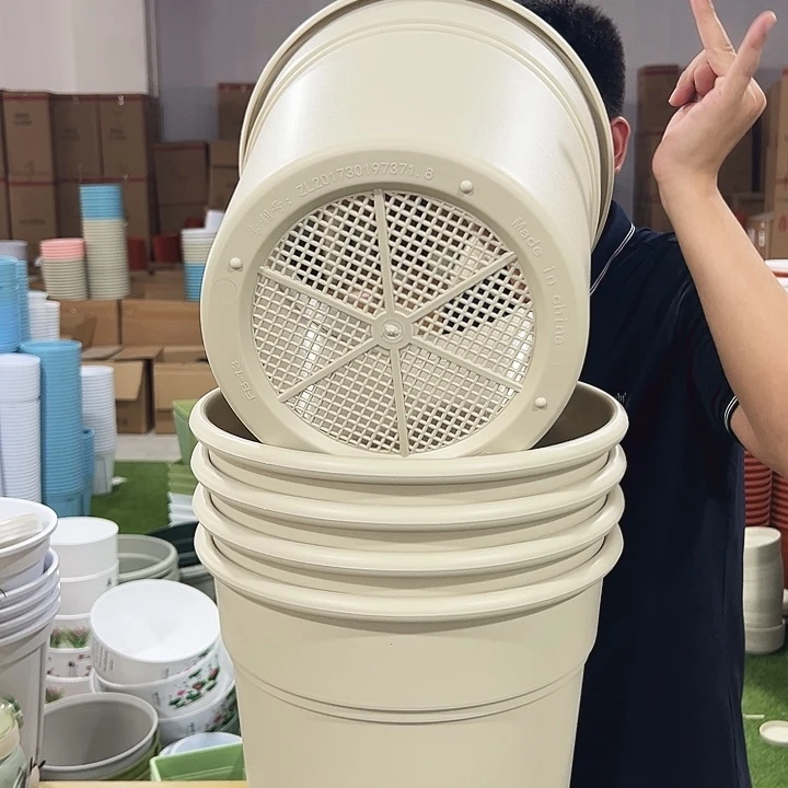 翻边13口32高34米色无托5只