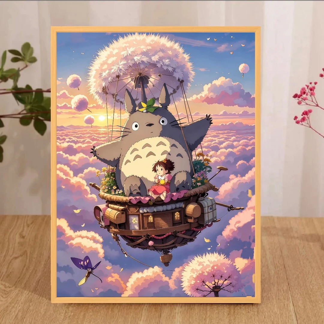 1000片木质拼图动漫风景成人减压的