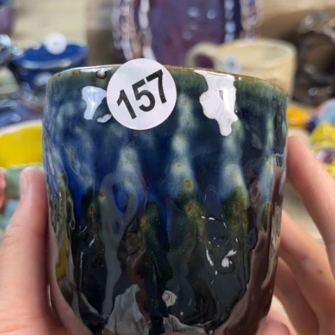 碗手工手捏咖啡杯碗盘