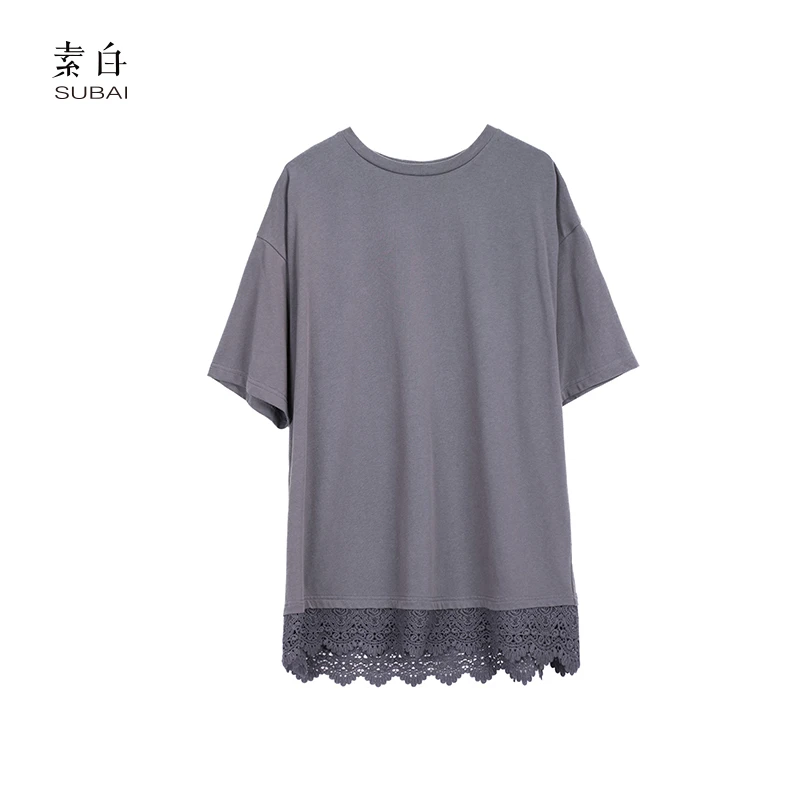 素白镂空花边T恤SB2502T01150