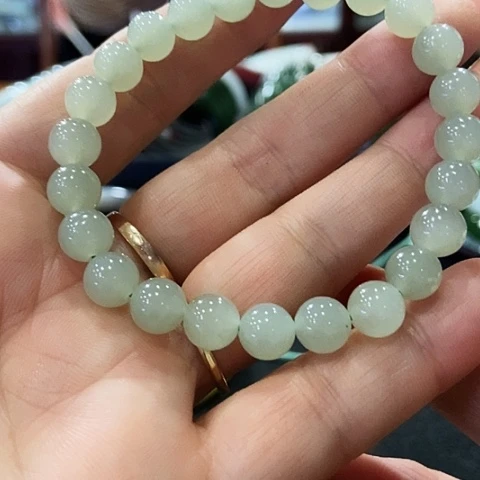 和田玉手链未镶嵌