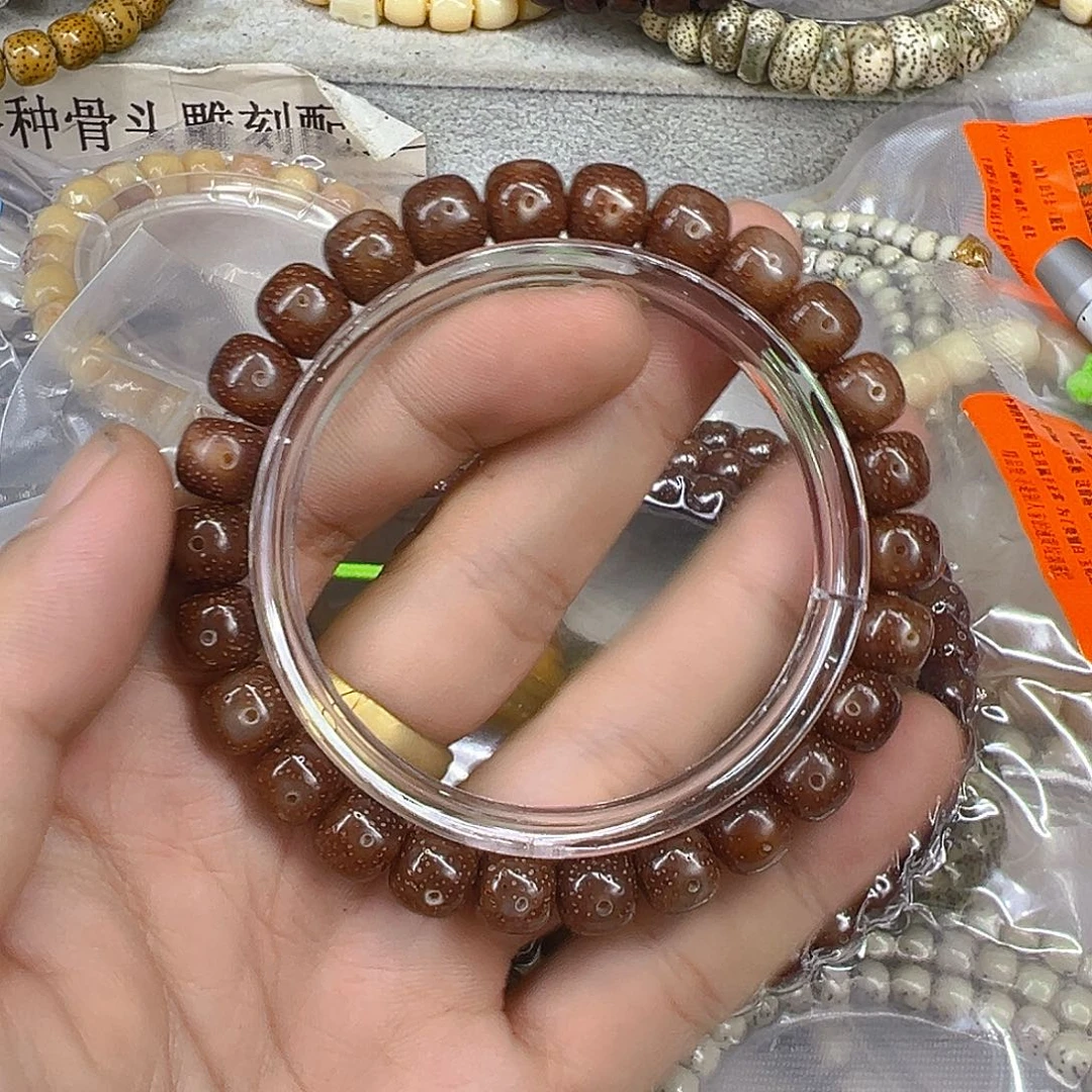 吊坠星月菩提62尽头粉冰星月菩提单圈9左右
