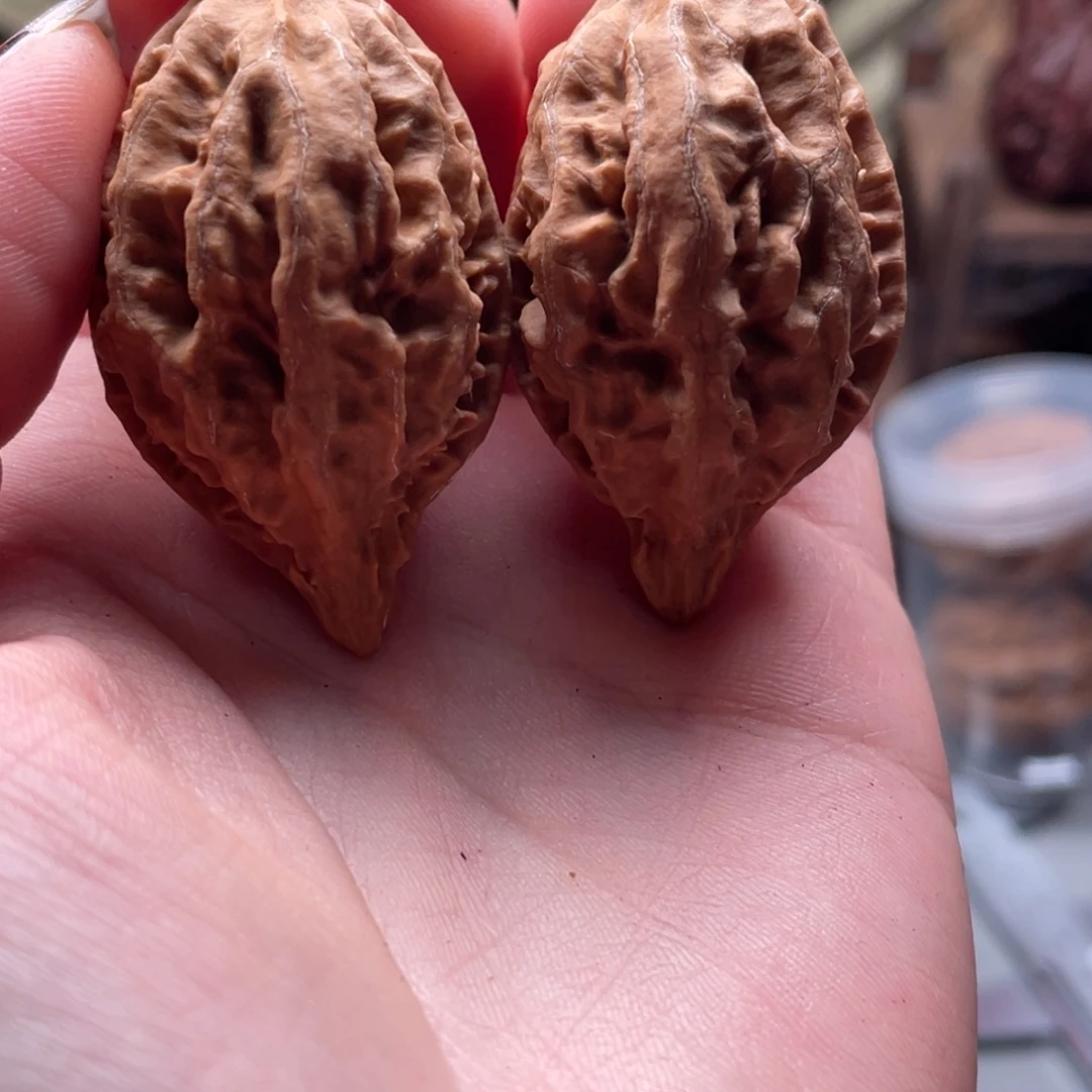 文玩核桃把件楸刀鱼24