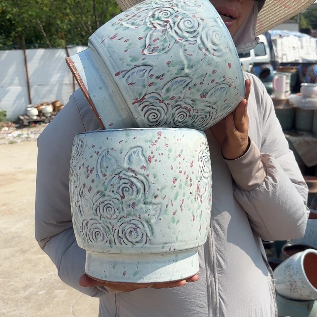 玫瑰两个口径19高度20