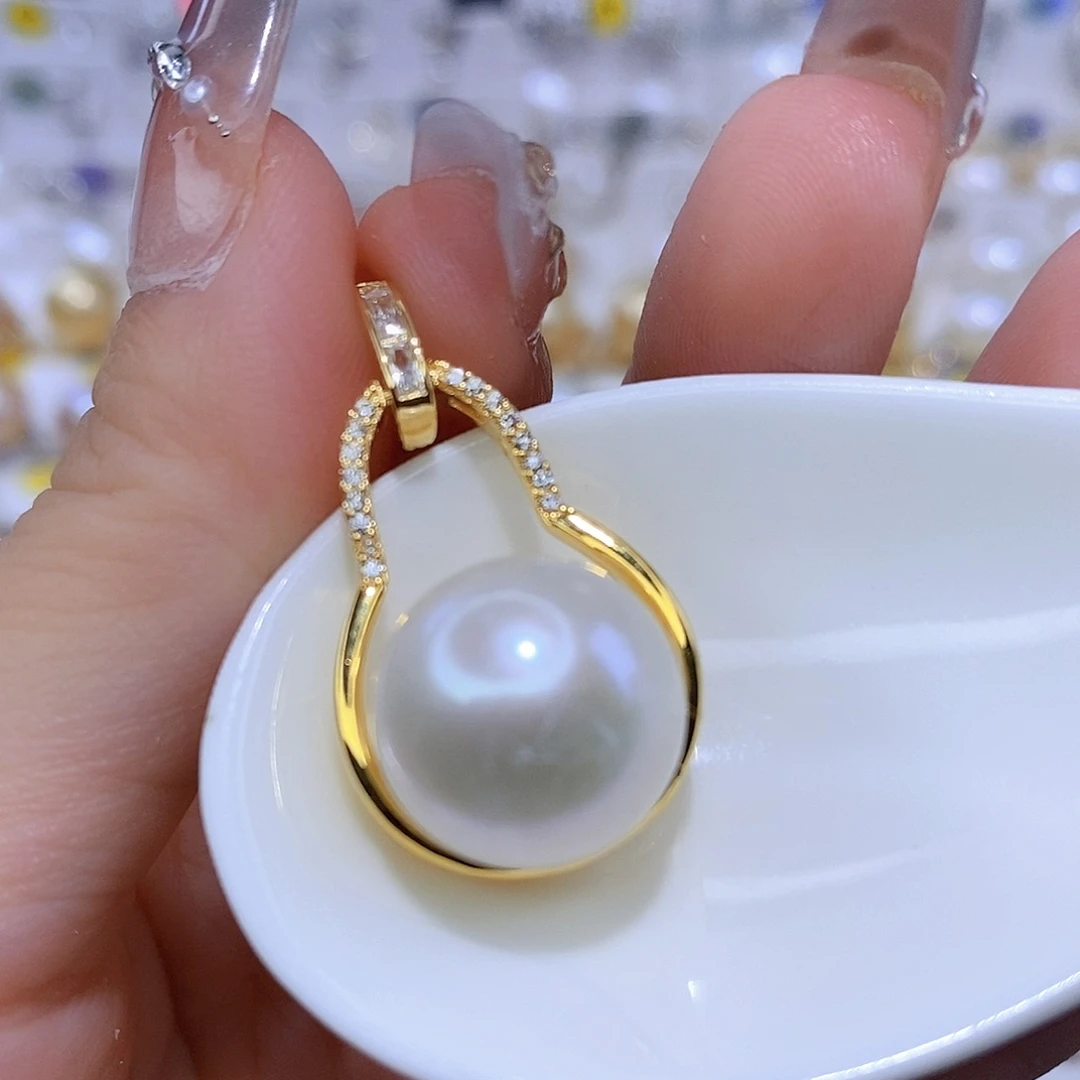 颈饰合金淡水珍珠