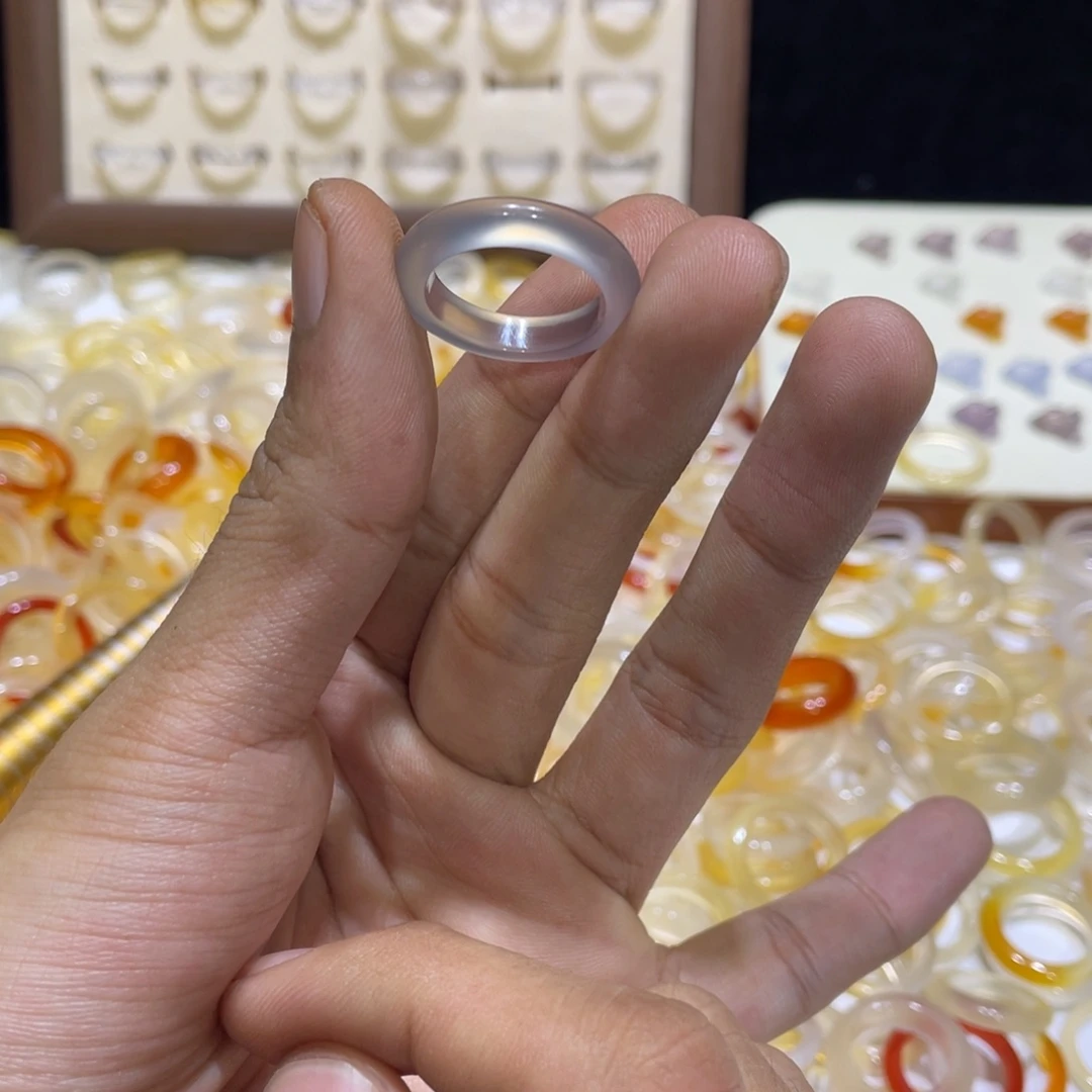 玛瑙/玉髓合金戒指202号港15