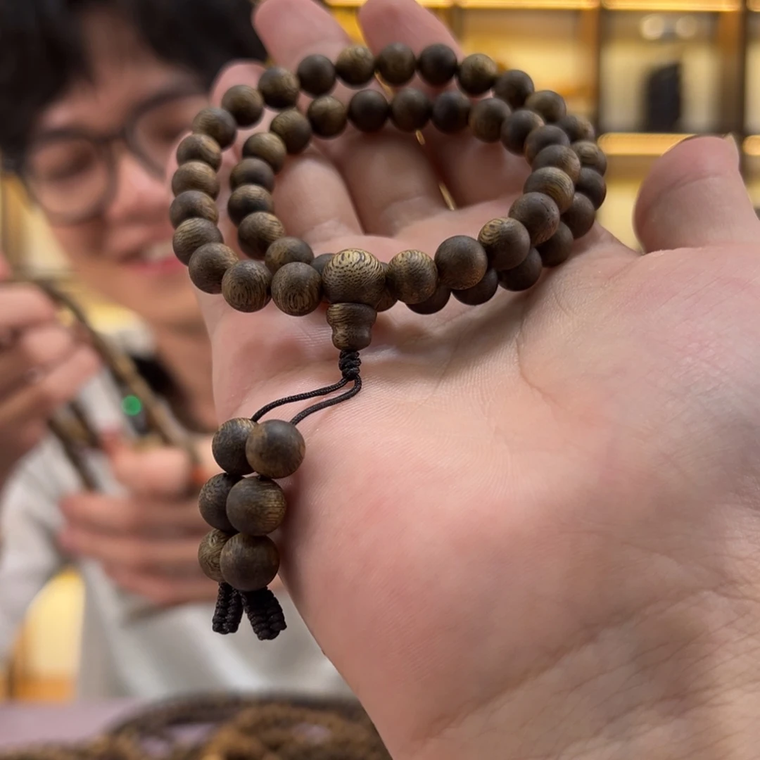 手串沉香0.8规格双圈10克