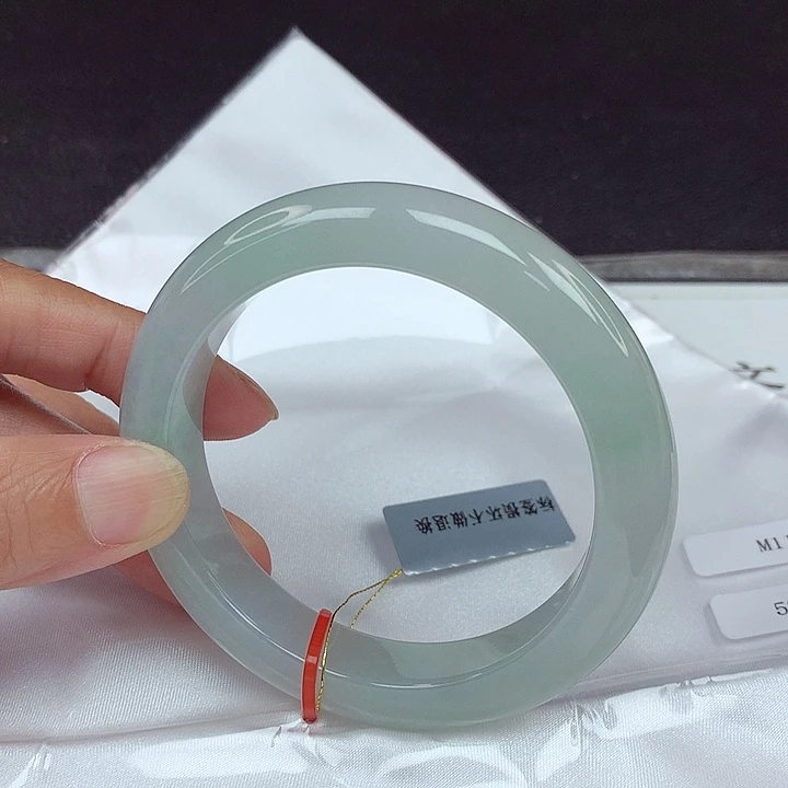 翡翠未镶嵌手镯58圈4944