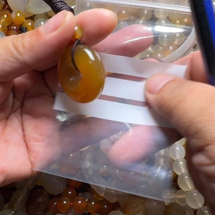 玛瑙/玉髓颈饰合金晓**～0057