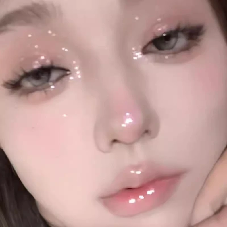 法国官方大牌正品数小破烂!挖到宝了~爆闪单色珠光眼影盘亮片粉色