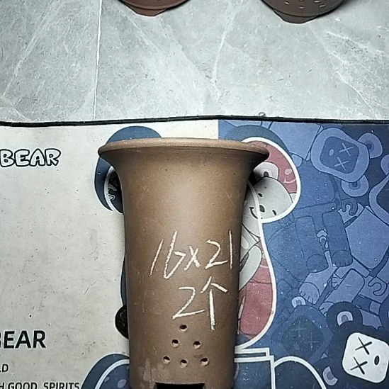 小号兰花紫泥两个