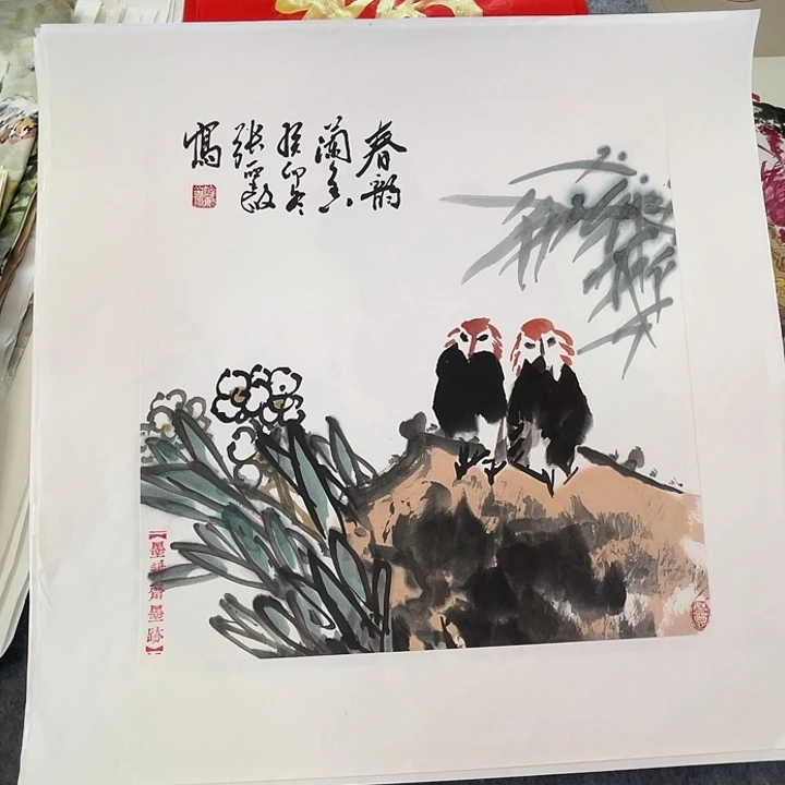 国画张圣敏先生纯手绘作品