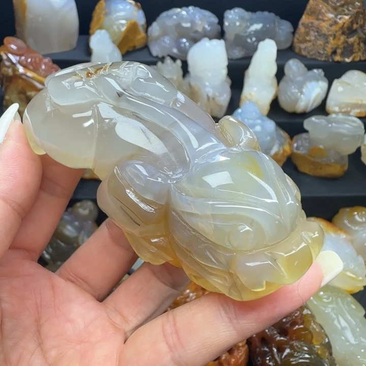 玛瑙/玉髓合金摆件