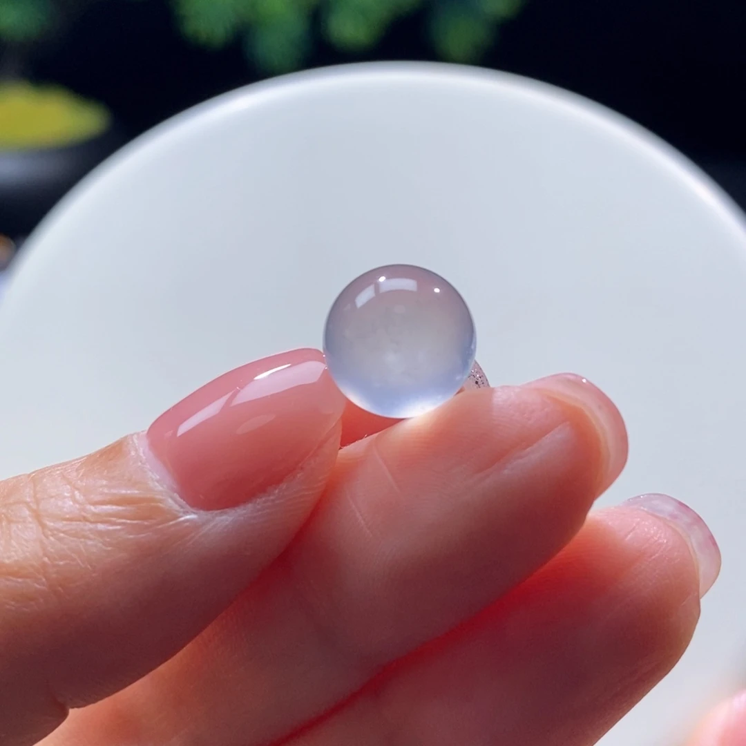 颈饰未镶嵌翡翠高冰玻卡11.3mm
