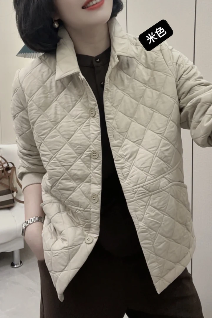 安潮秀A 22121（轻薄棉衣）洋气时尚宽松短款上衣显瘦外套