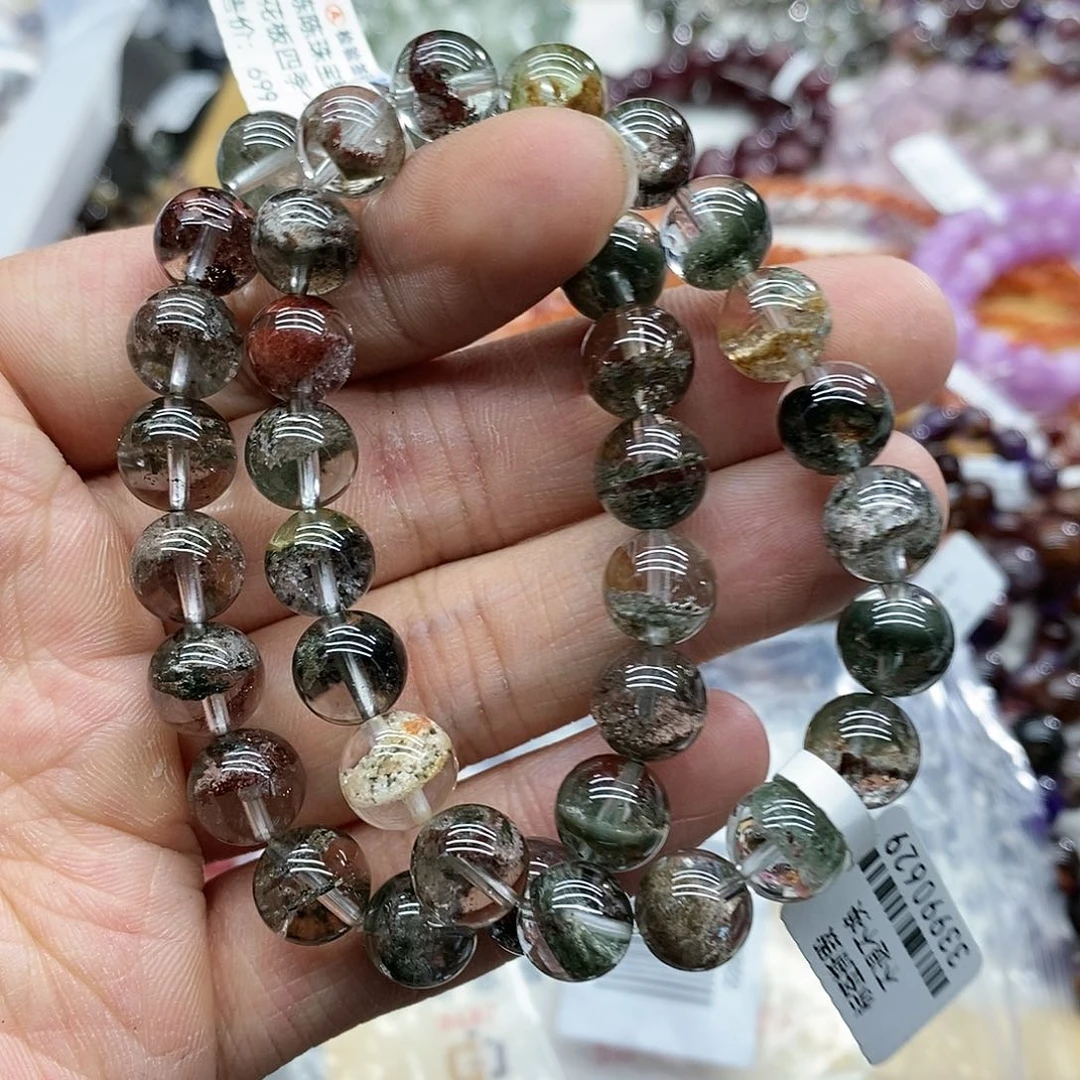 水晶手链未镶嵌多样性发货发一条