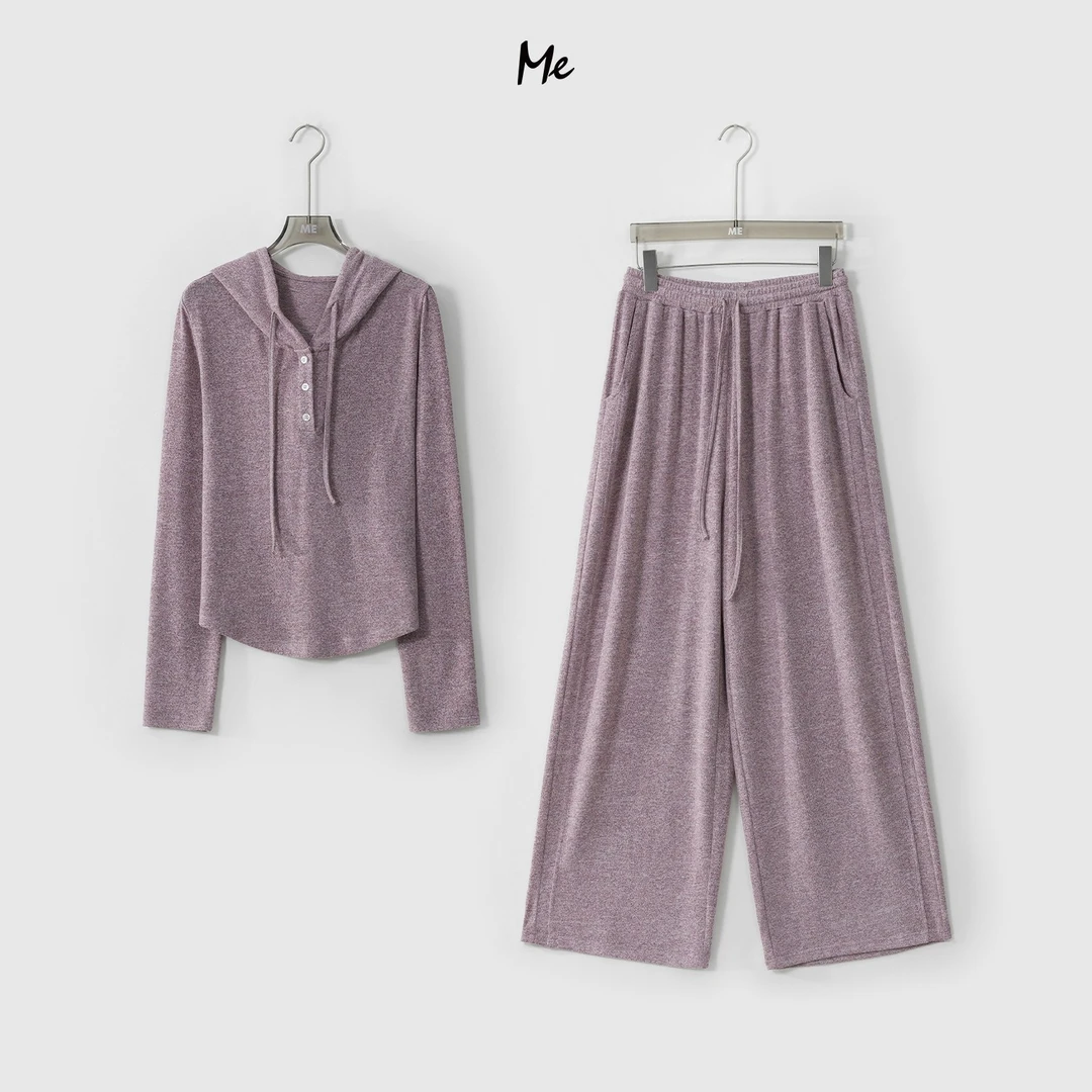 ME【芋泥套装】松弛懒人穿搭显瘦百搭时尚休闲海莉风套装MESS2109