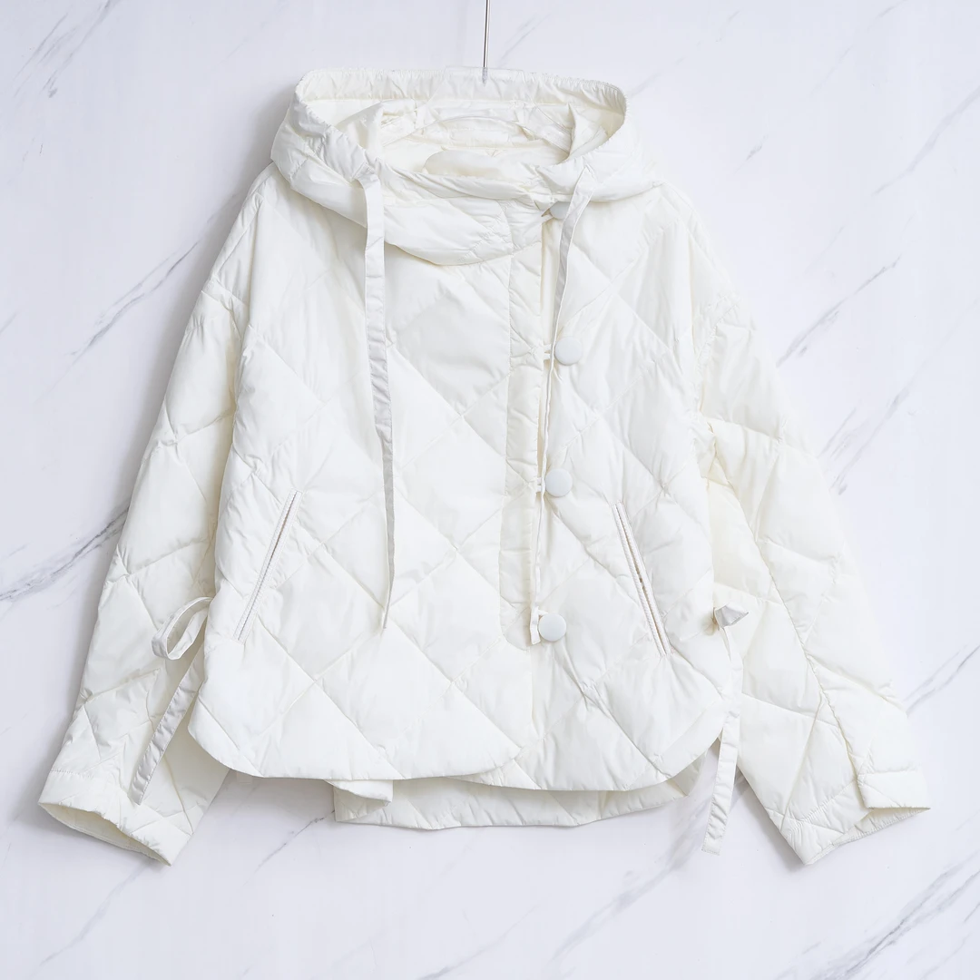 IENKI IENKI女士连帽绗缝棉服IIGU00005