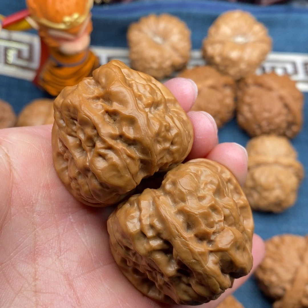 文玩核桃把件39开背蛙