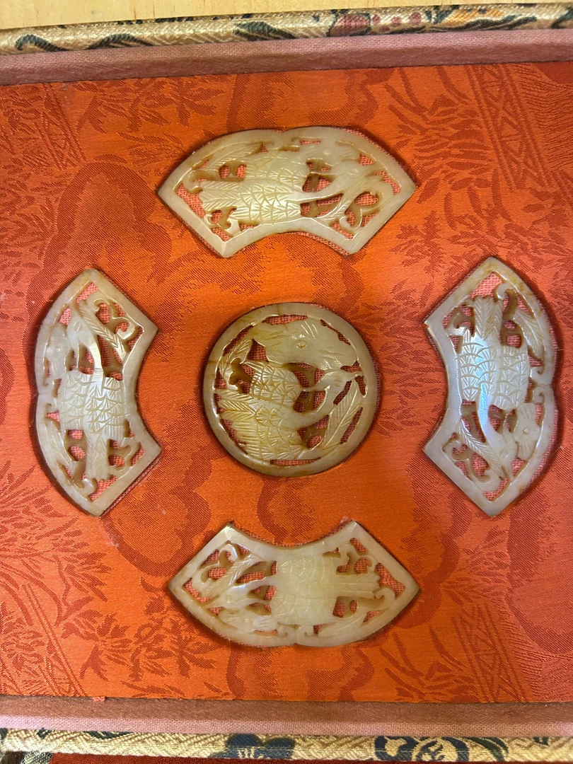 【晋博雅物】【玉器】摆件五件套001