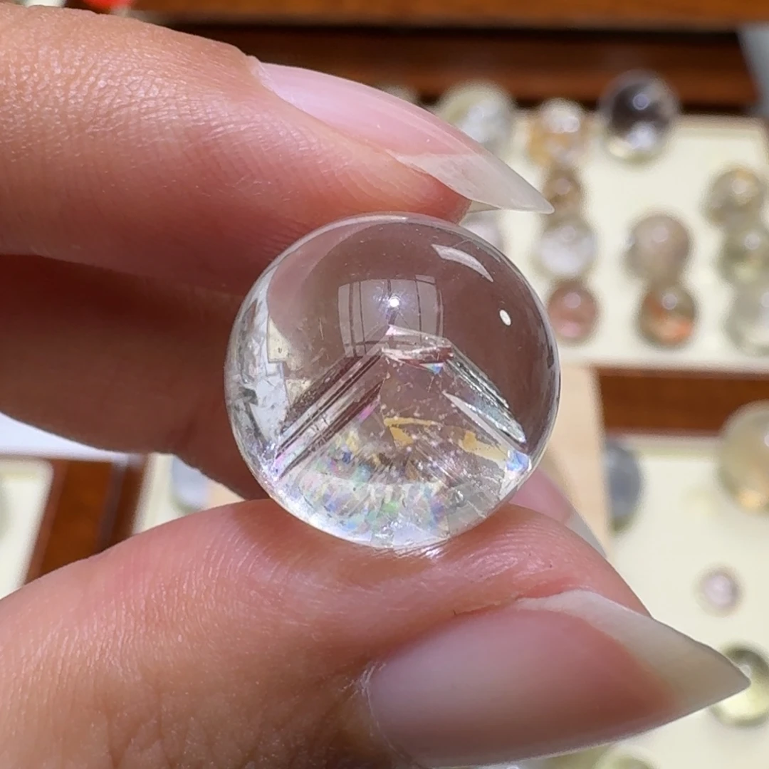 雨***雨未镶嵌手链水晶15.4mm