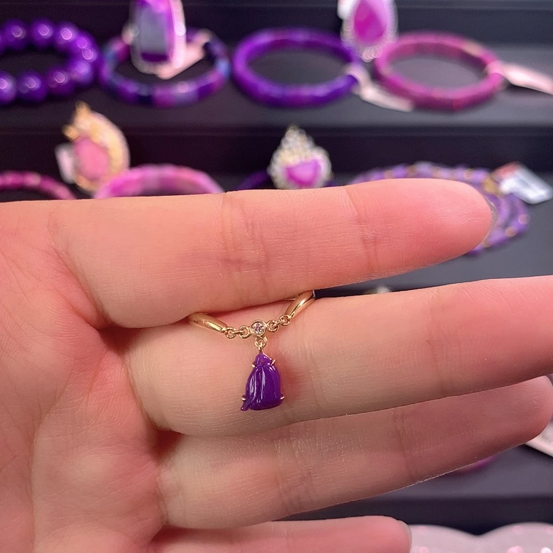 苏纪石（舒俱来）18K金镶嵌戒指