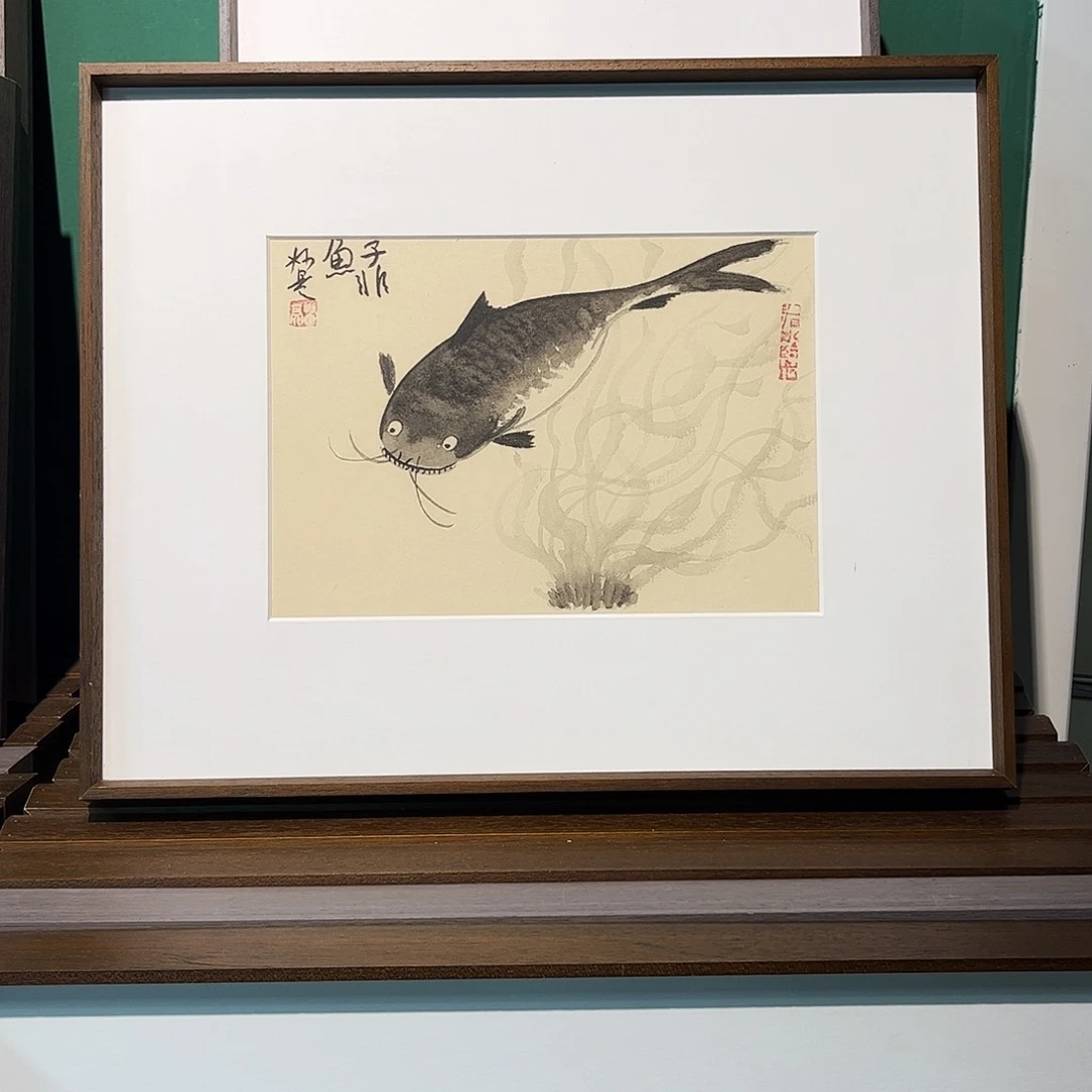 国画董亮带框精装裱福利