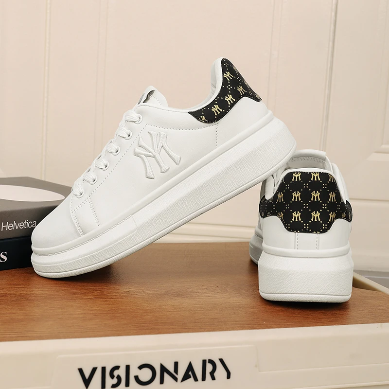 2025新品厚底小白鞋增高显高秋冬鞋子男鞋百搭软底MY2351