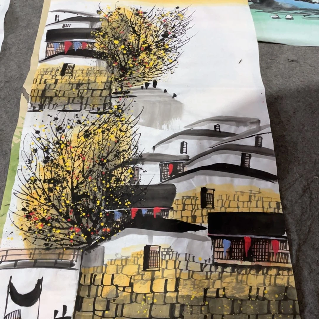 国画国画作品画心一张