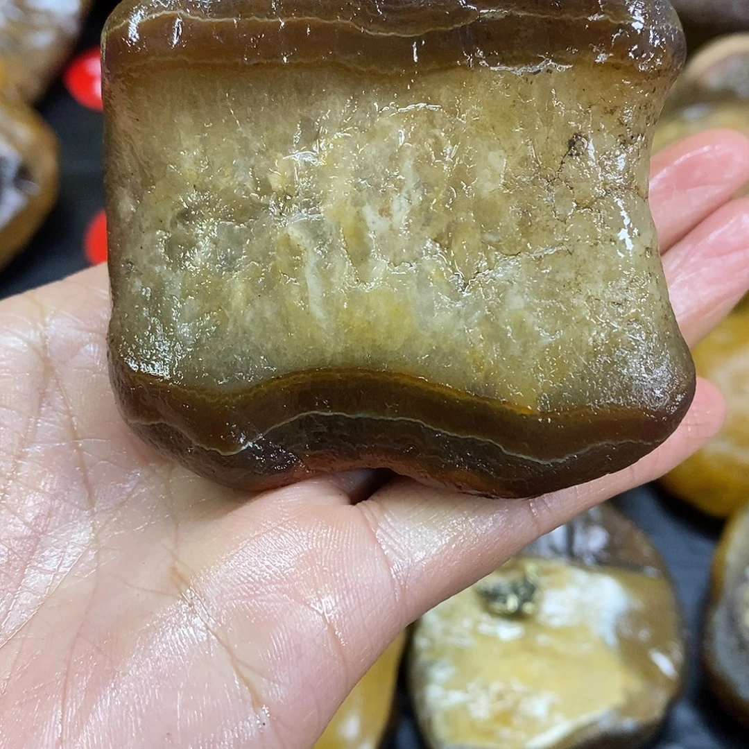 玛瑙/玉髓未镶嵌手把件