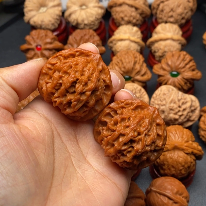 【闪购商品】文玩核桃把件39公子帽