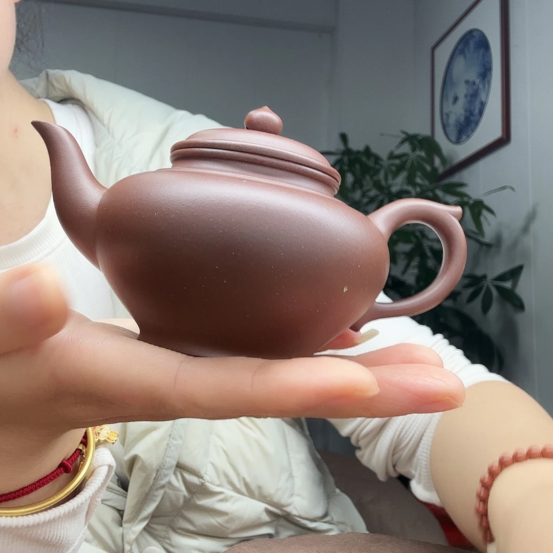 茶壶紫砂瑕疵笑英壶