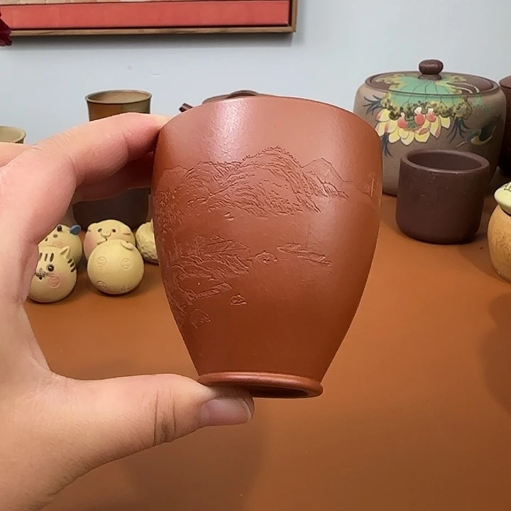 宜兴紫砂瑕疵主人杯杯