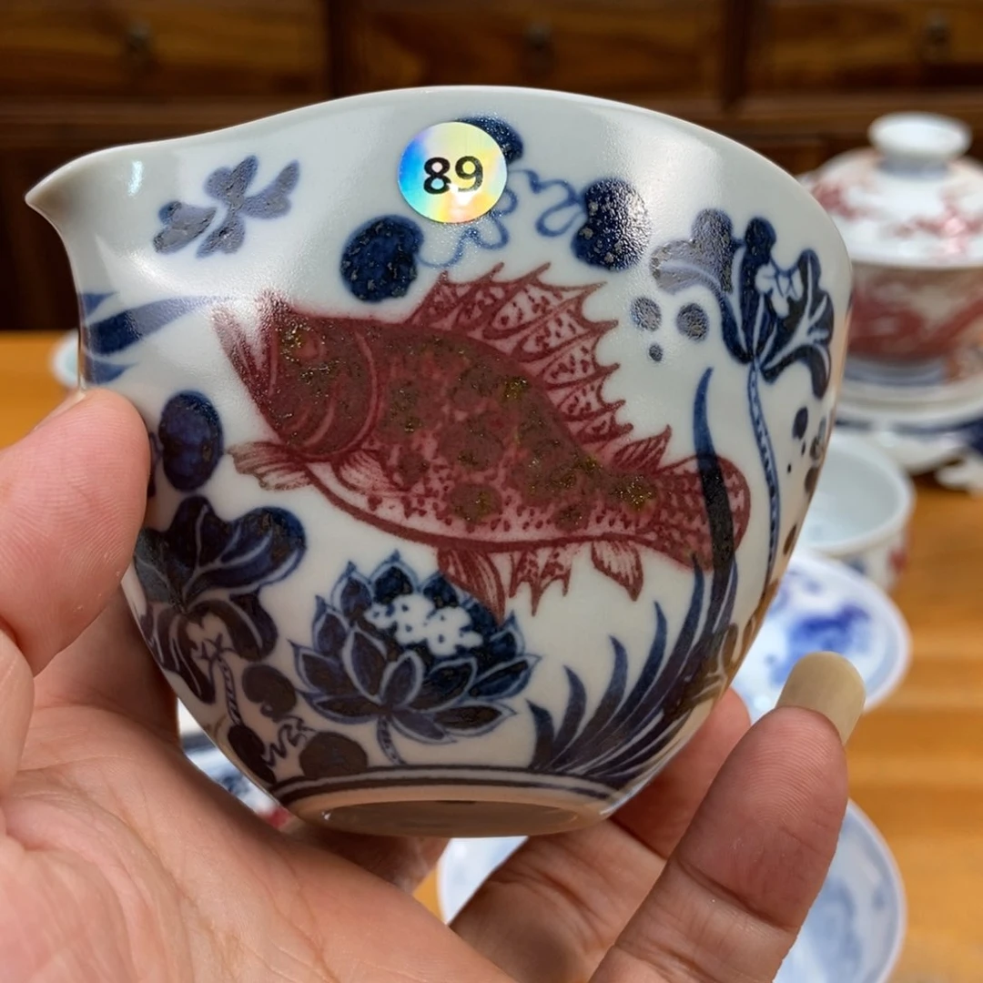 手绘茶具现代制品