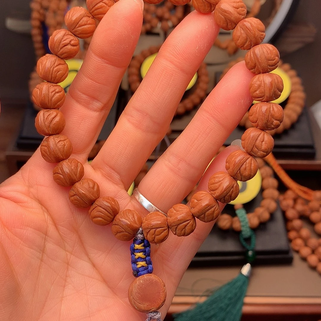 桃核手串i****3野生玉龙脊12