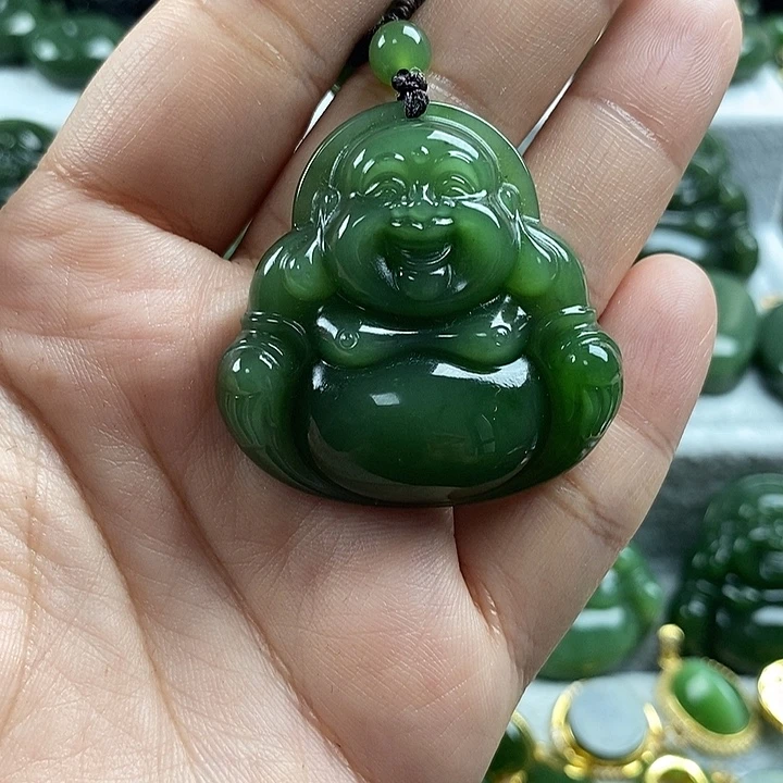 和田玉（碧玉）未镶嵌项链40