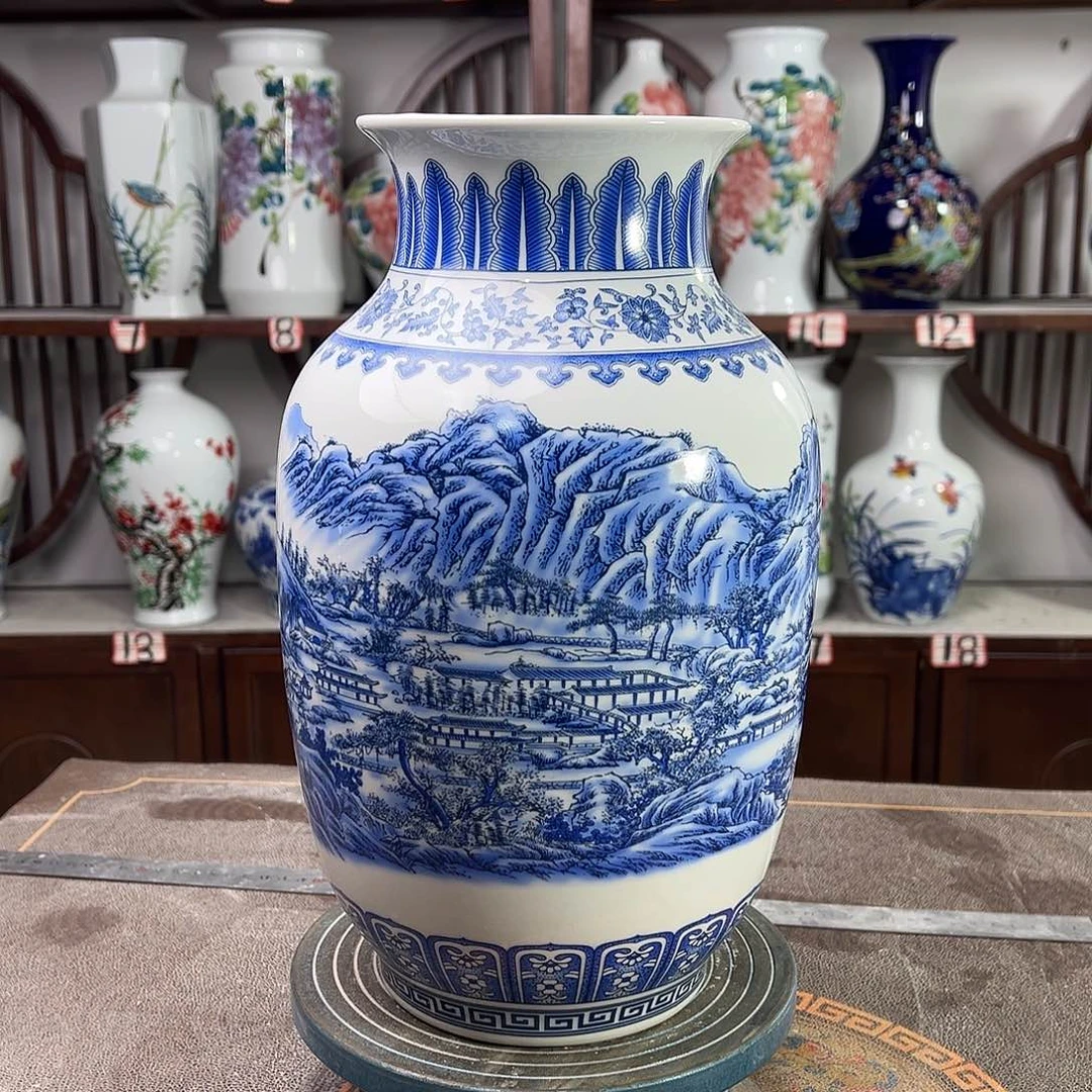 陶摆件景德镇陶瓷富春