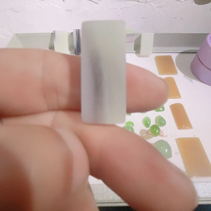 和田玉（翠青玉）未镶嵌吊坠(不含链)